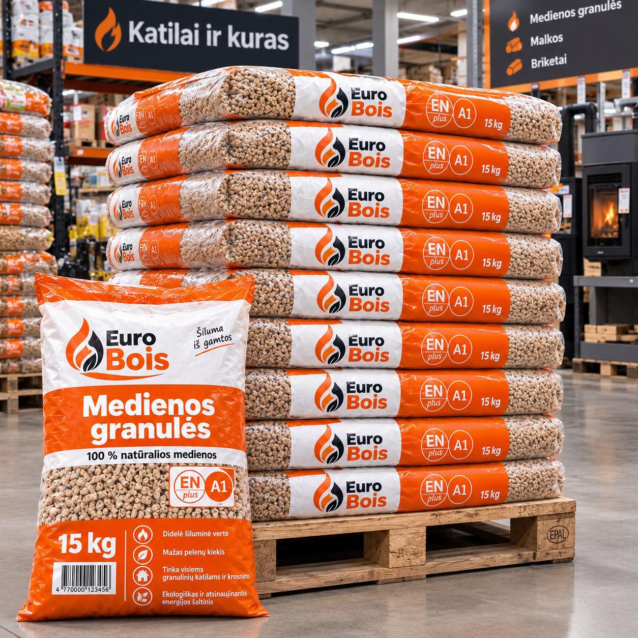 Granulés de bois 120 kg